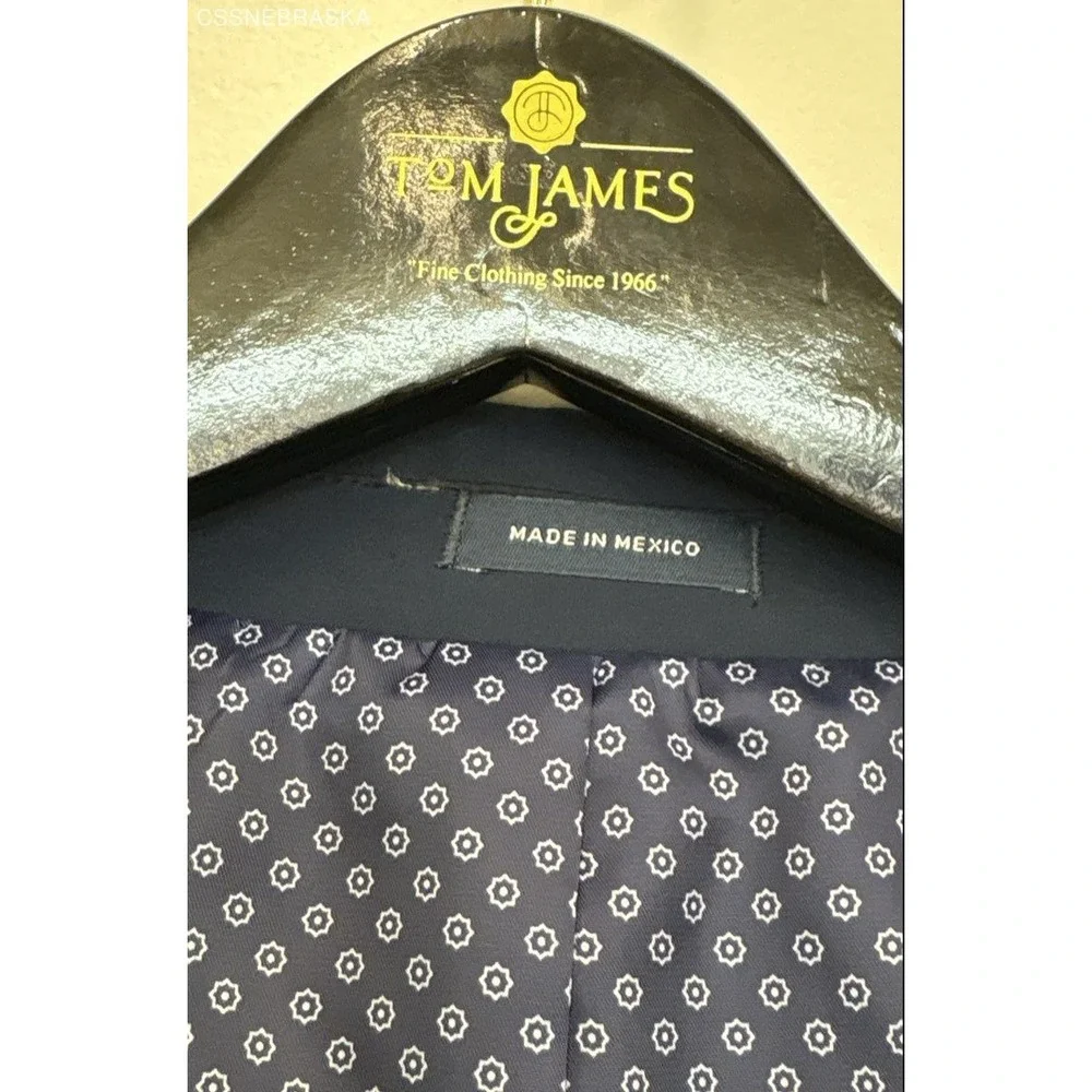 Stafford Navy Performans Travel Classic Fit - Size 42R‎